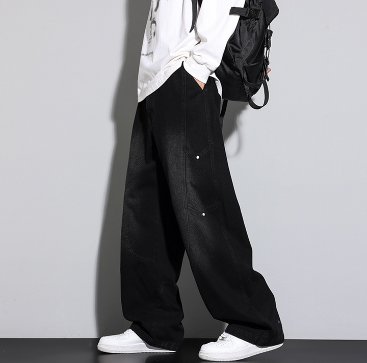 American Streetwear Faded Trousers - Elena Harper
