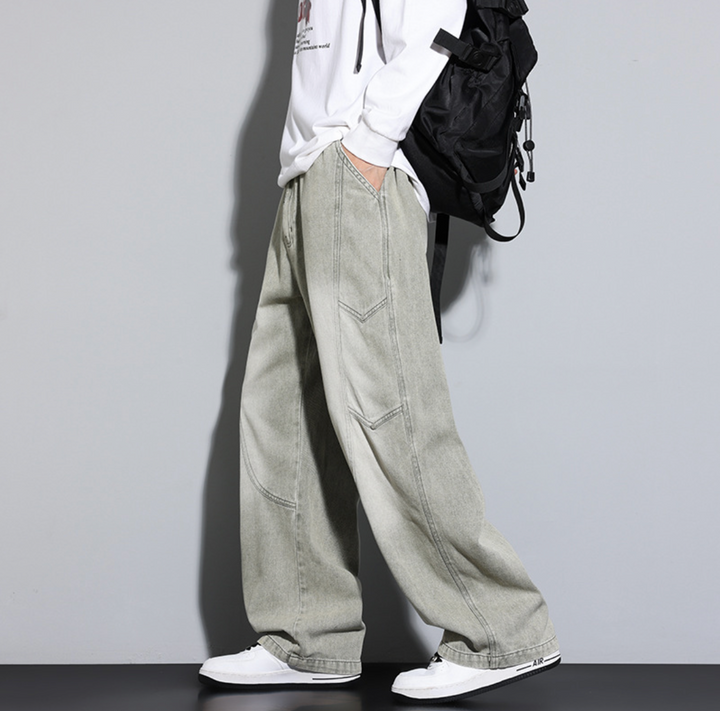 American Streetwear Faded Trousers - Elena Harper