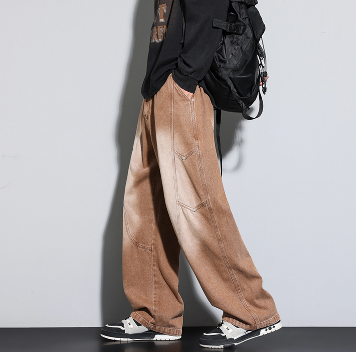 American Streetwear Faded Trousers - Elena Harper
