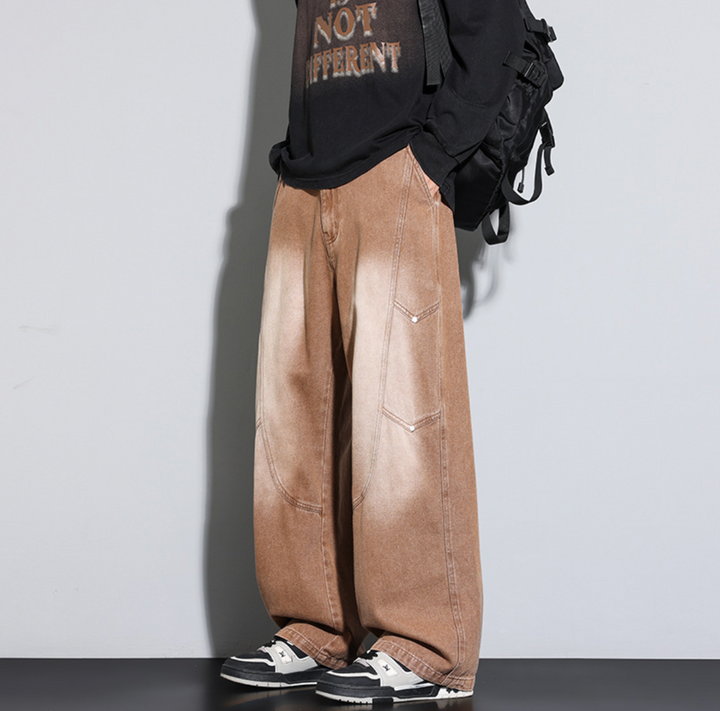 American Streetwear Faded Trousers - Elena Harper