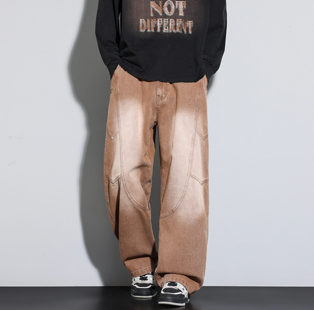 American Streetwear Faded Trousers - Elena Harper