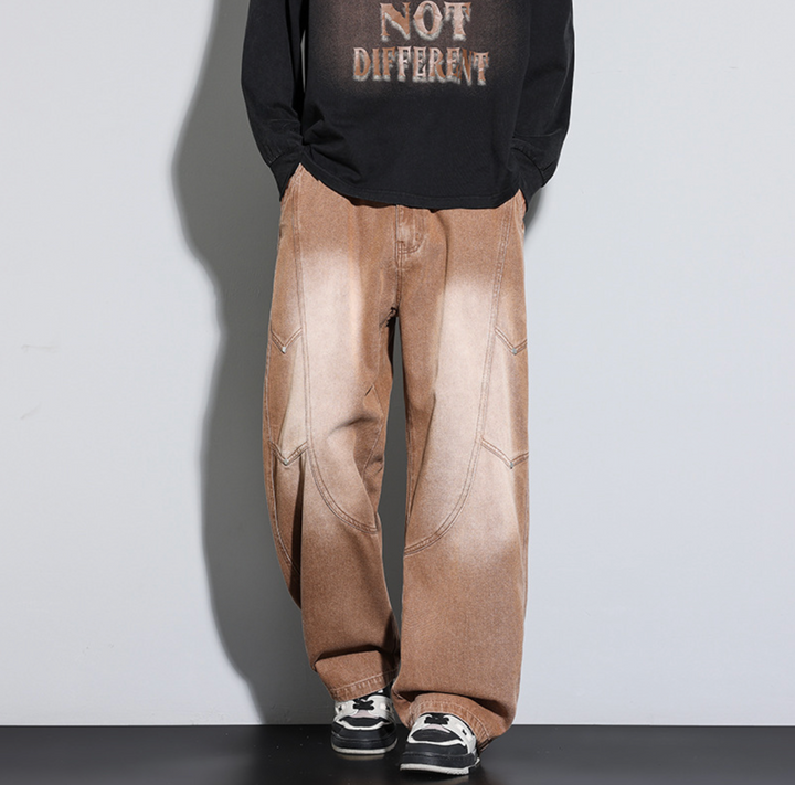 American Streetwear Faded Trousers - Elena Harper