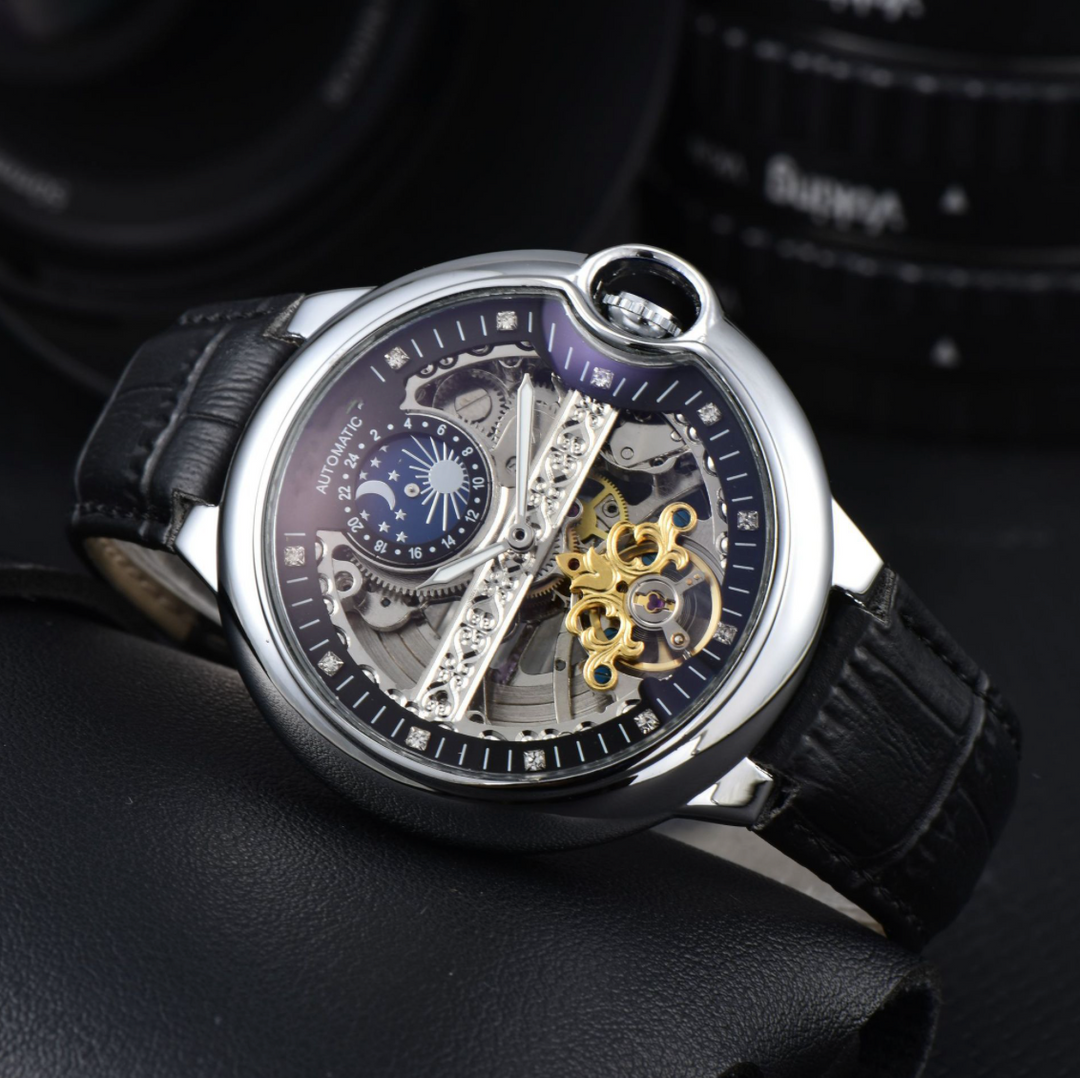 Automatic Moon Tourbillon Watch