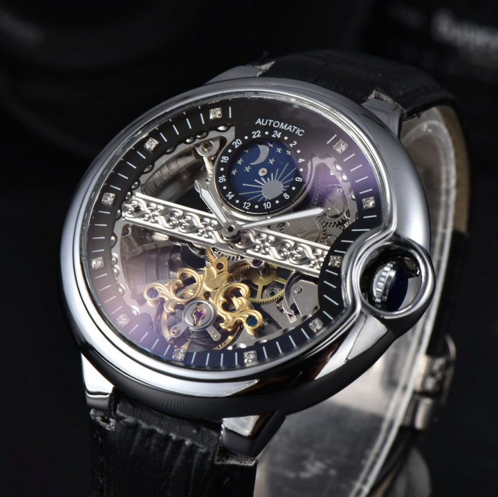 Automatic Moon Tourbillon Watch