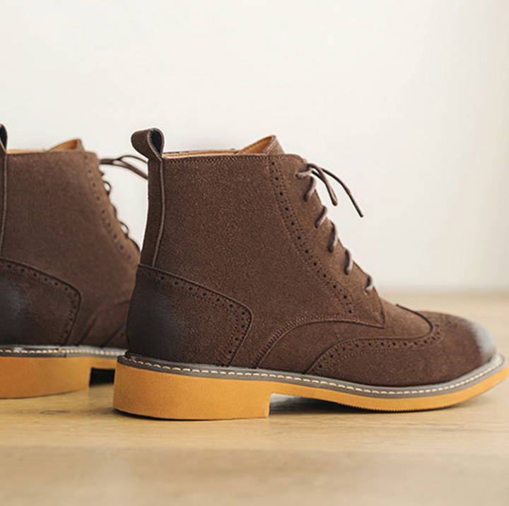 Brogue High-Top Classic Boots - Elena Harper