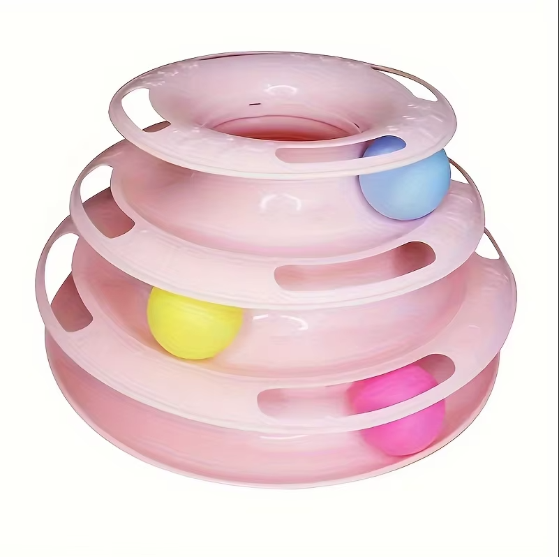 Interactive 3-Stage Cat Toy Play Tower for Endless Fun