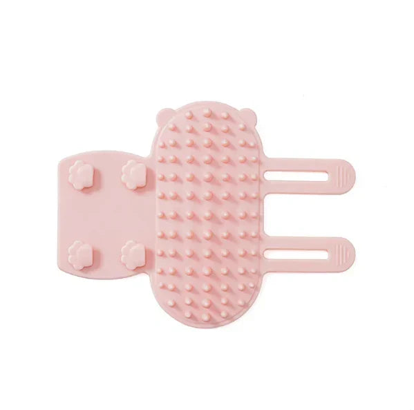 Cat Scratching Brush for Itch Relief - Multi-Color Silicone Pet Groomer
