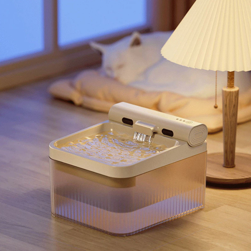 Pet's Fountain Water Dispenser - Running Flow & Triple Filter