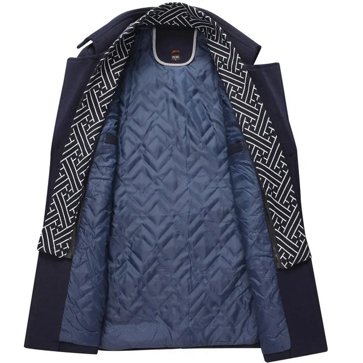 Winter Wool Coat for Men - Elena Harper