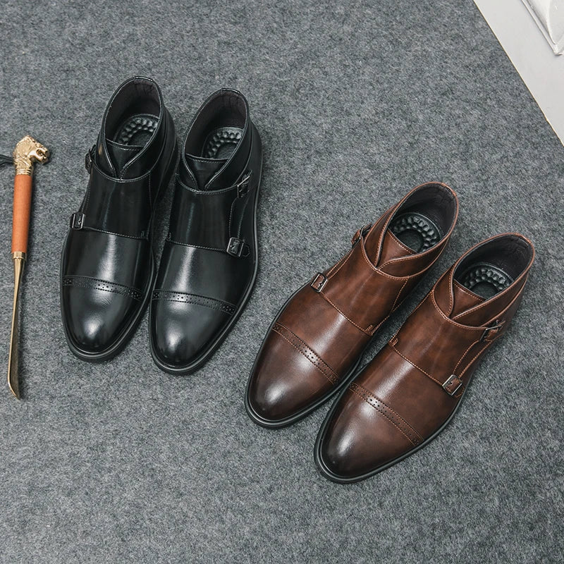 ELENA HARPER™  |  DOUBLE BUCKLE MONK BOOTS