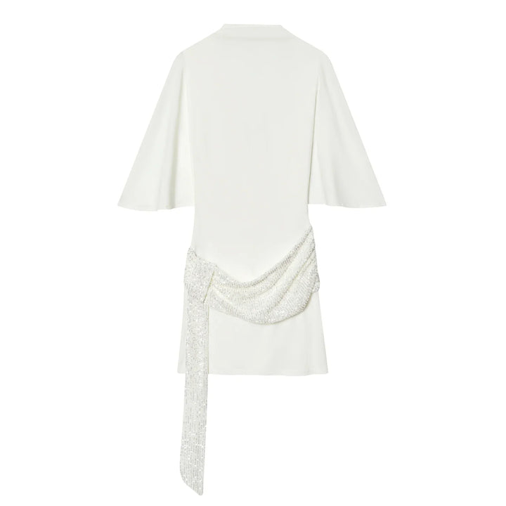 Eleonora Mini Silk Dress, view 7 - Elena Harper
