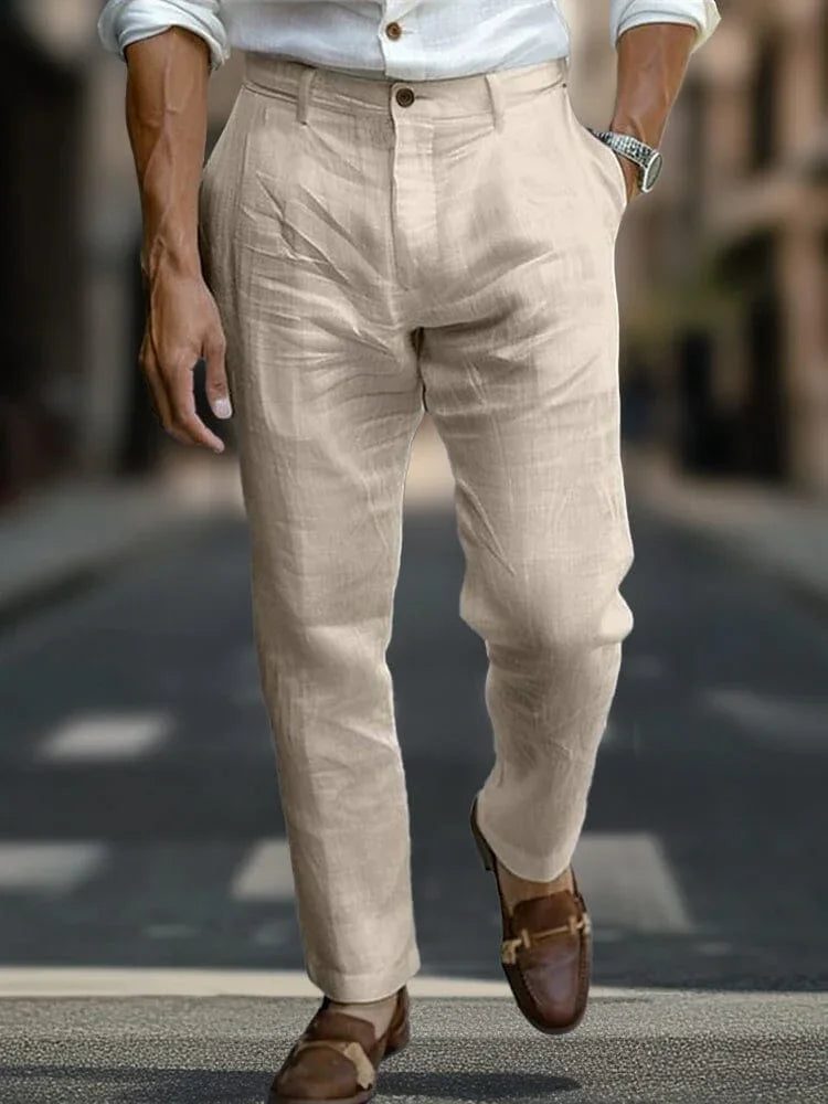 Alaric - Tailored Linen Pants
