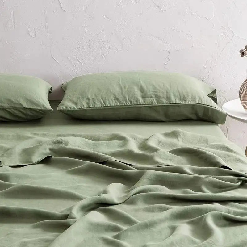 Lightweight Duvet Cover with Pillowcases, view 5 - Elena Harper