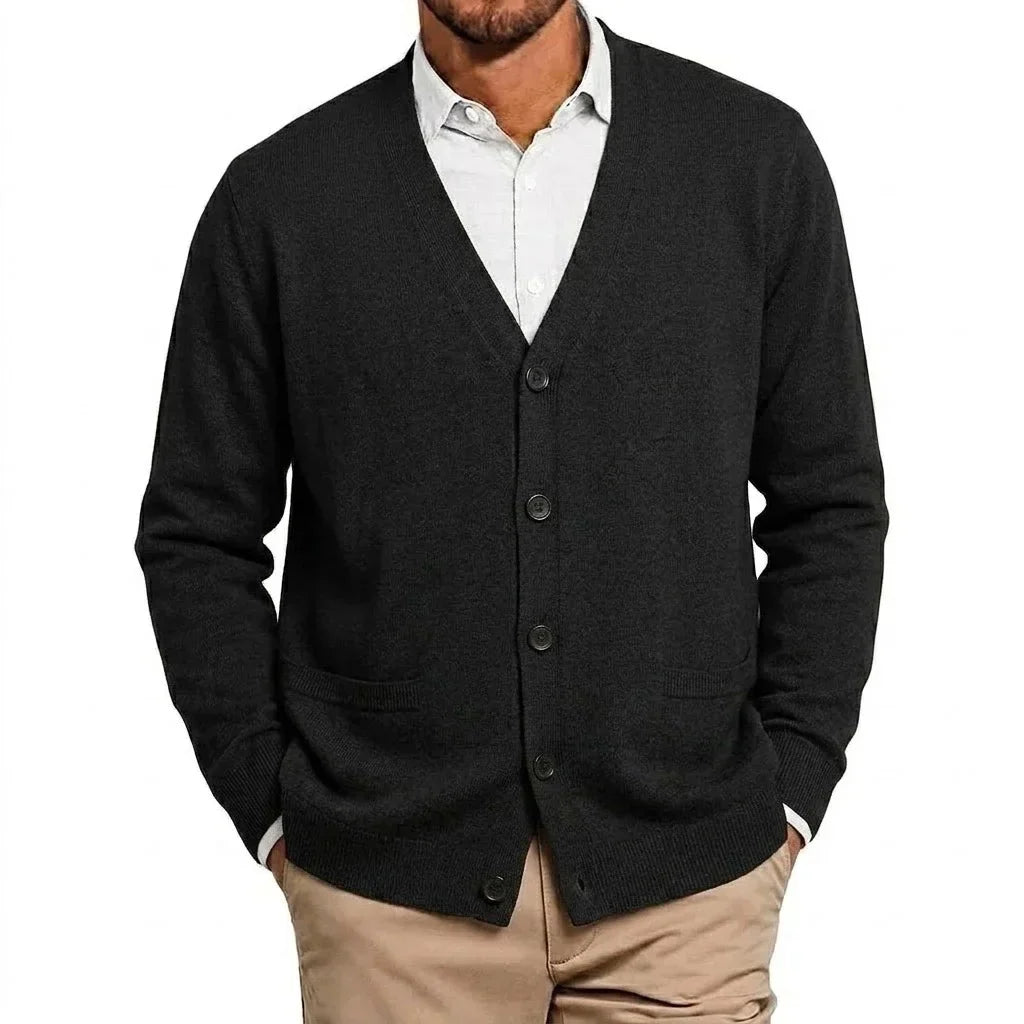 LAURENT MONACO | BUTTON-UP CARDIGAN FOR MEN