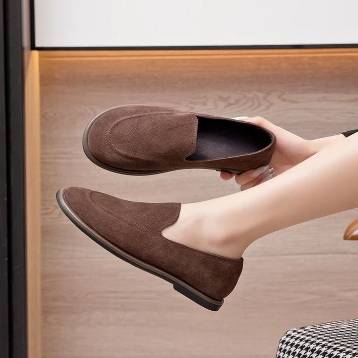 Giada Polished Slip-On Loafers - Elena Harper