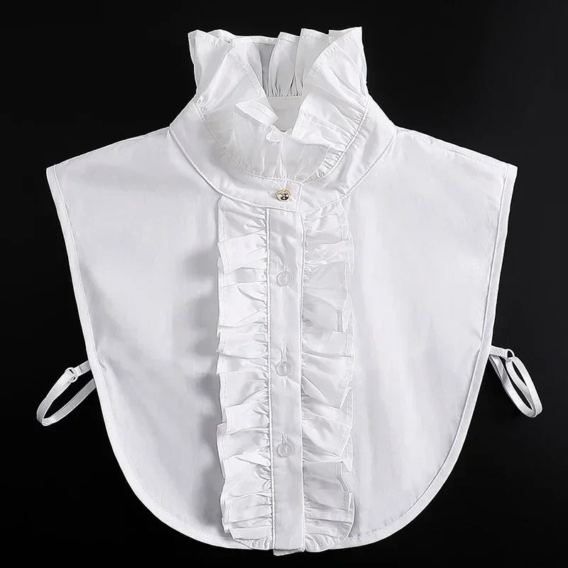 Domicella Ruffled Chic Collar, view 2 - Elena Harper
