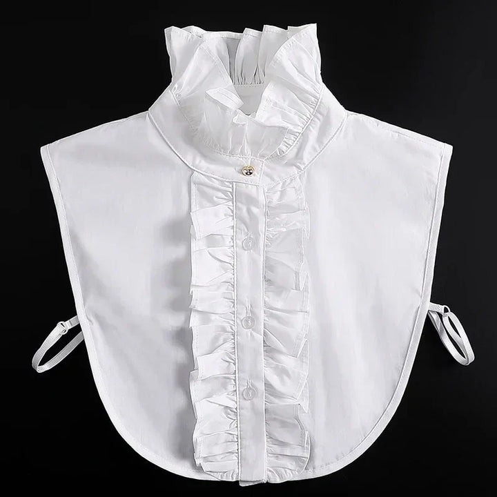 Domicella Ruffled Chic Collar, view 2 - Elena Harper