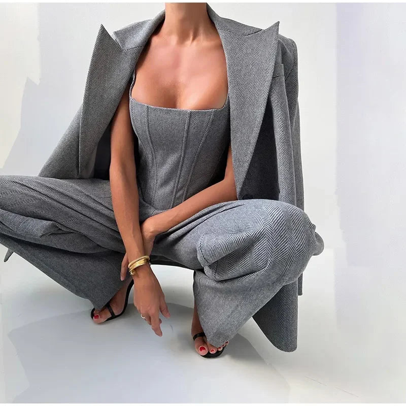 Gabriella Elegant Tailored Blazer, view 5 - Elena Harper