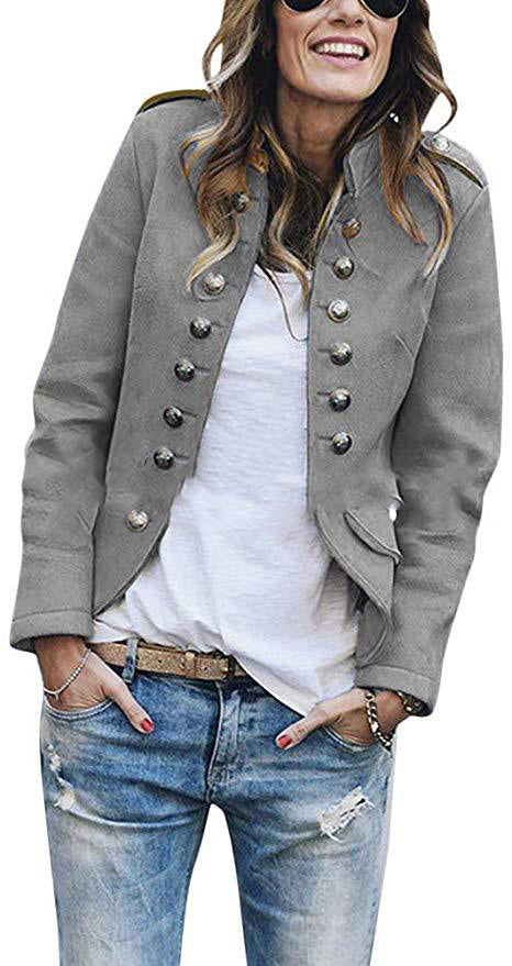 Women's Modern Button Blazer for a Slim & Trendy Look