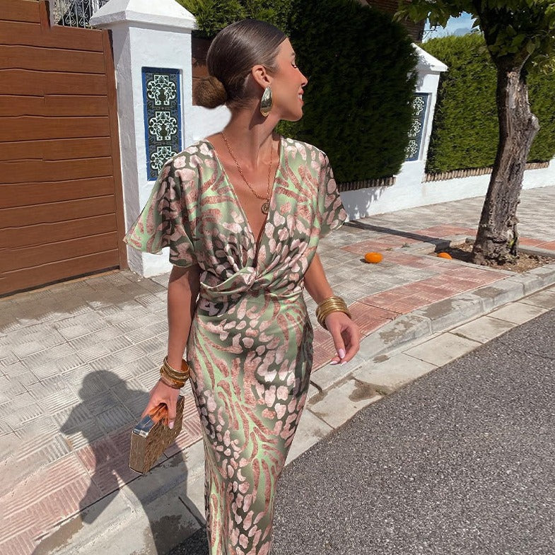 Lila Sophisticated Silk Dress - Elena Harper