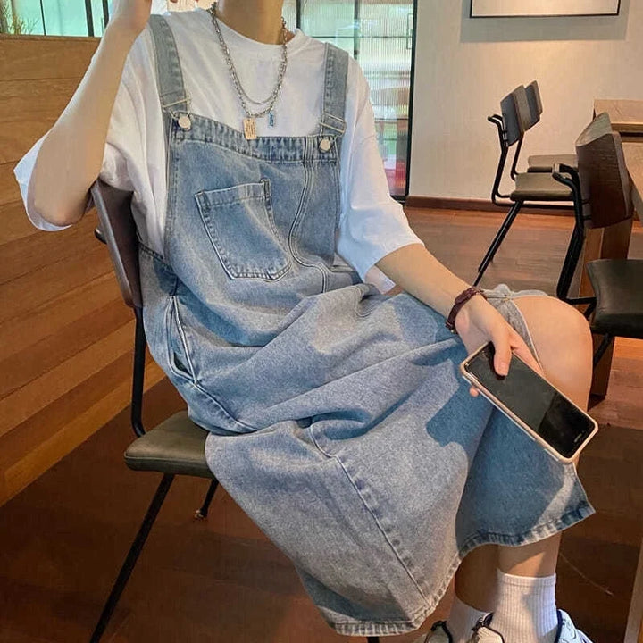 Gilda Soft Denim Jumpsuit, view 3 - Elena Harper