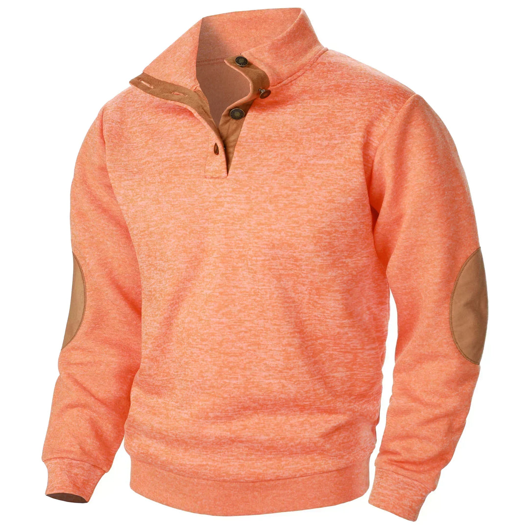 LAURENT MONACO | BUTTONED KNIT PULLOVER FOR MEN