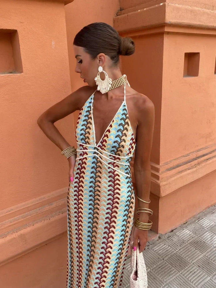 Dilara Backless Maxi Dress - Elena Harper