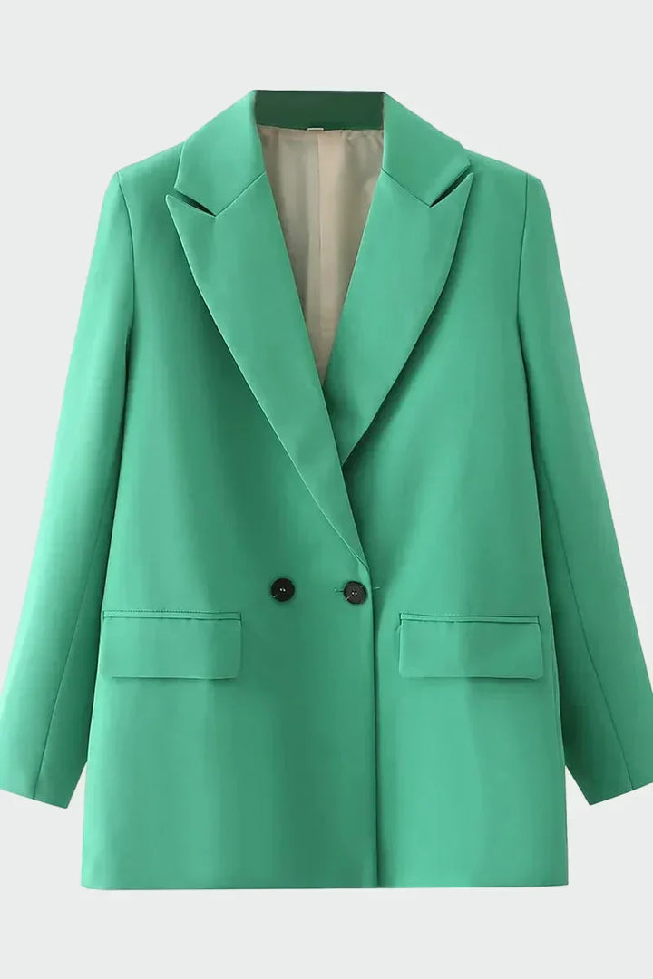 Helia Oversized Jacket with Modern Line, view 2 - Elena Harper