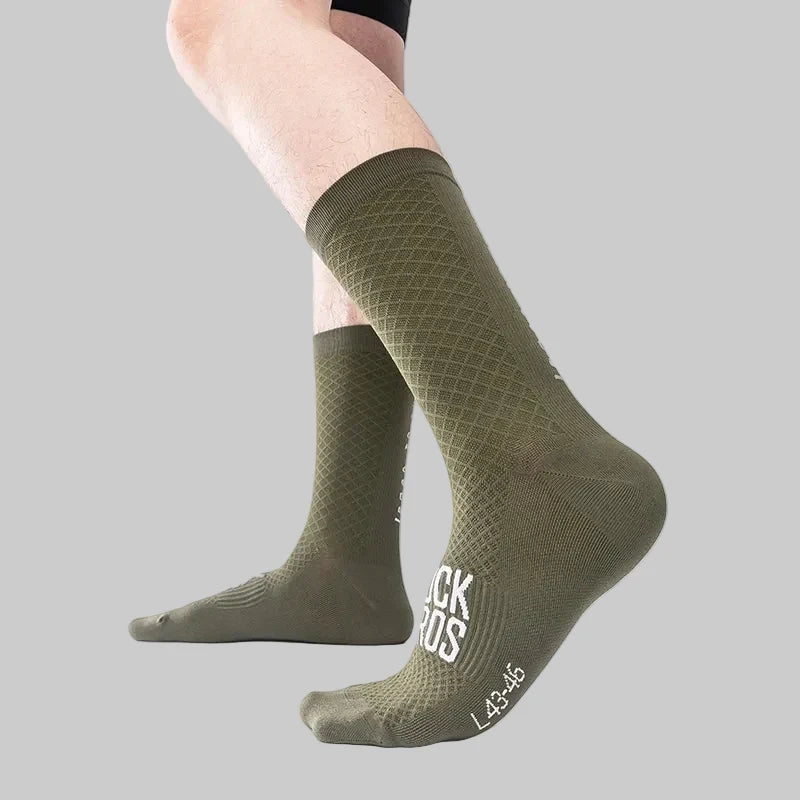 Set of 2 pairs of breathable cycling socks