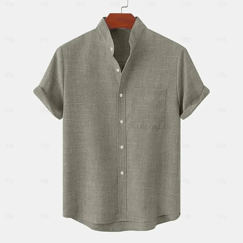 Lorion Casual Button-Down Shirt with Soft Texture - Elena Harper