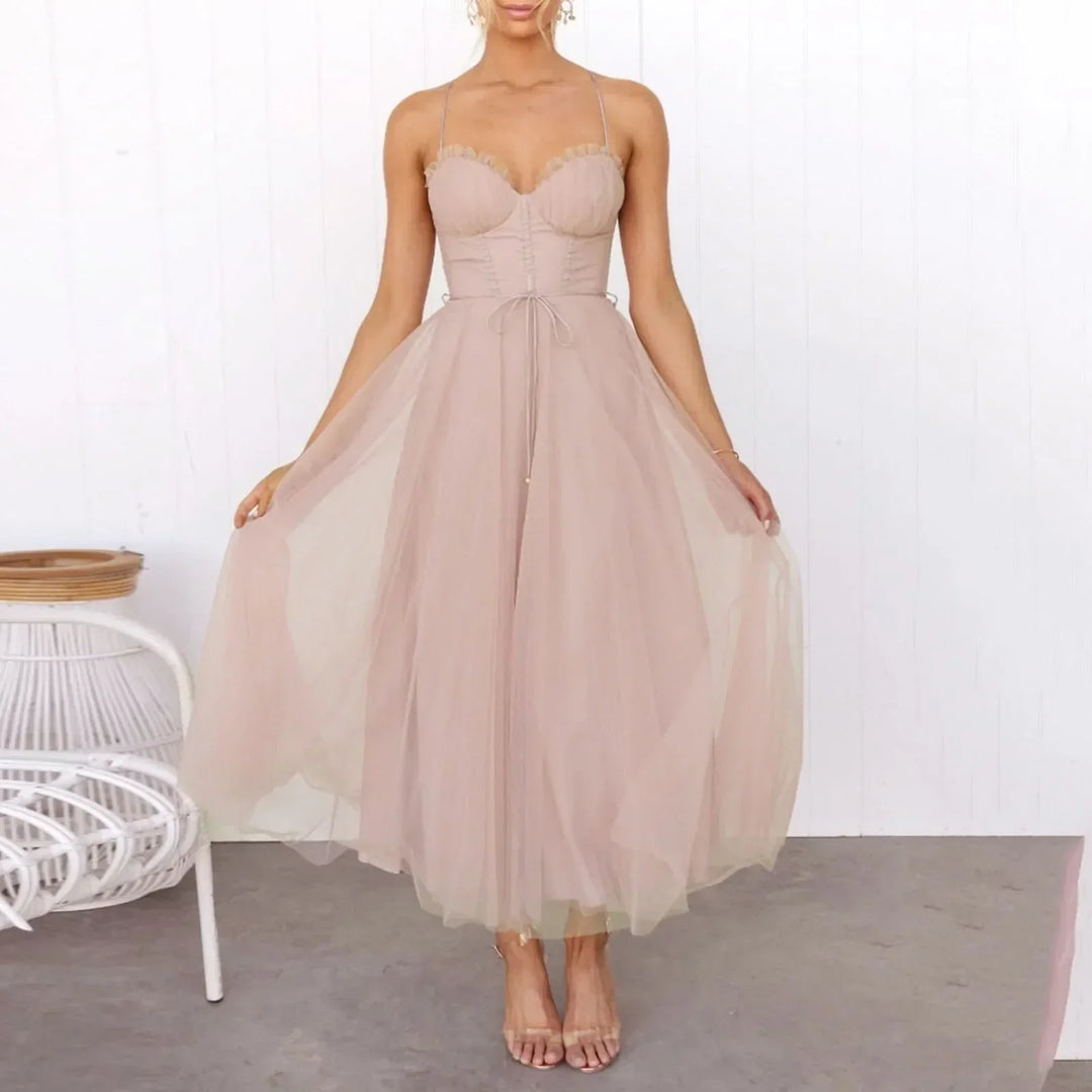 Madeline - Mesh Evening Dress