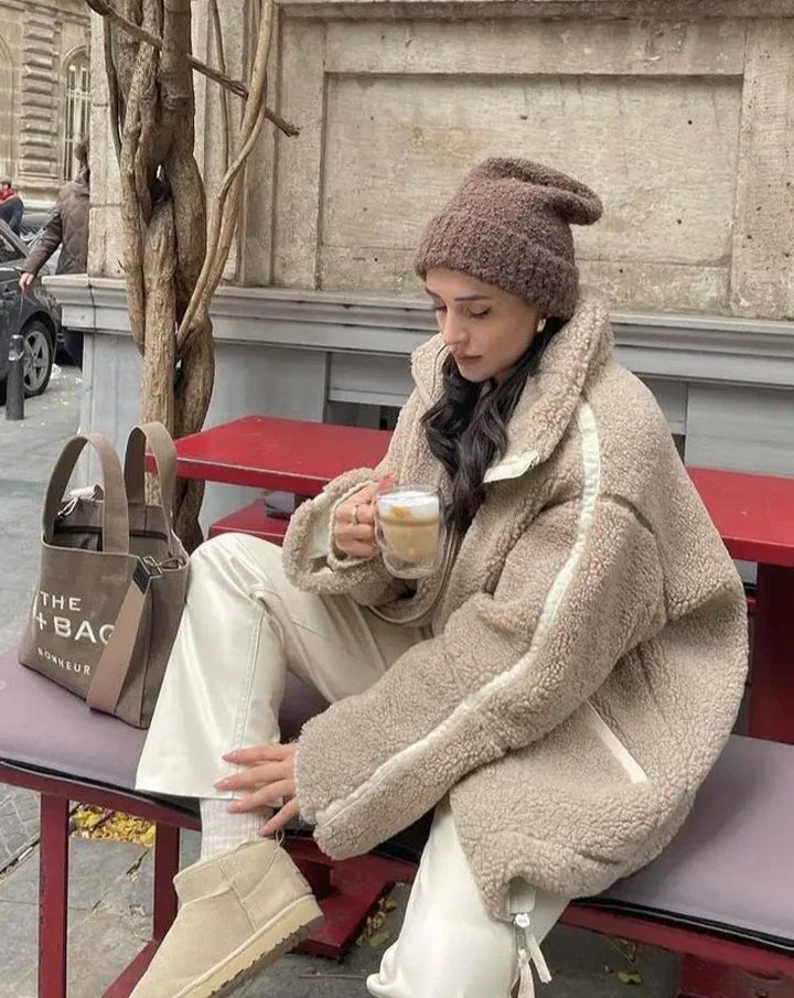Cozy Teddy Coat Mila - Elena Harper