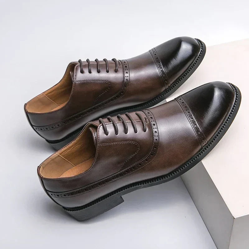 Luxury Leather Shoes - Elena Harper