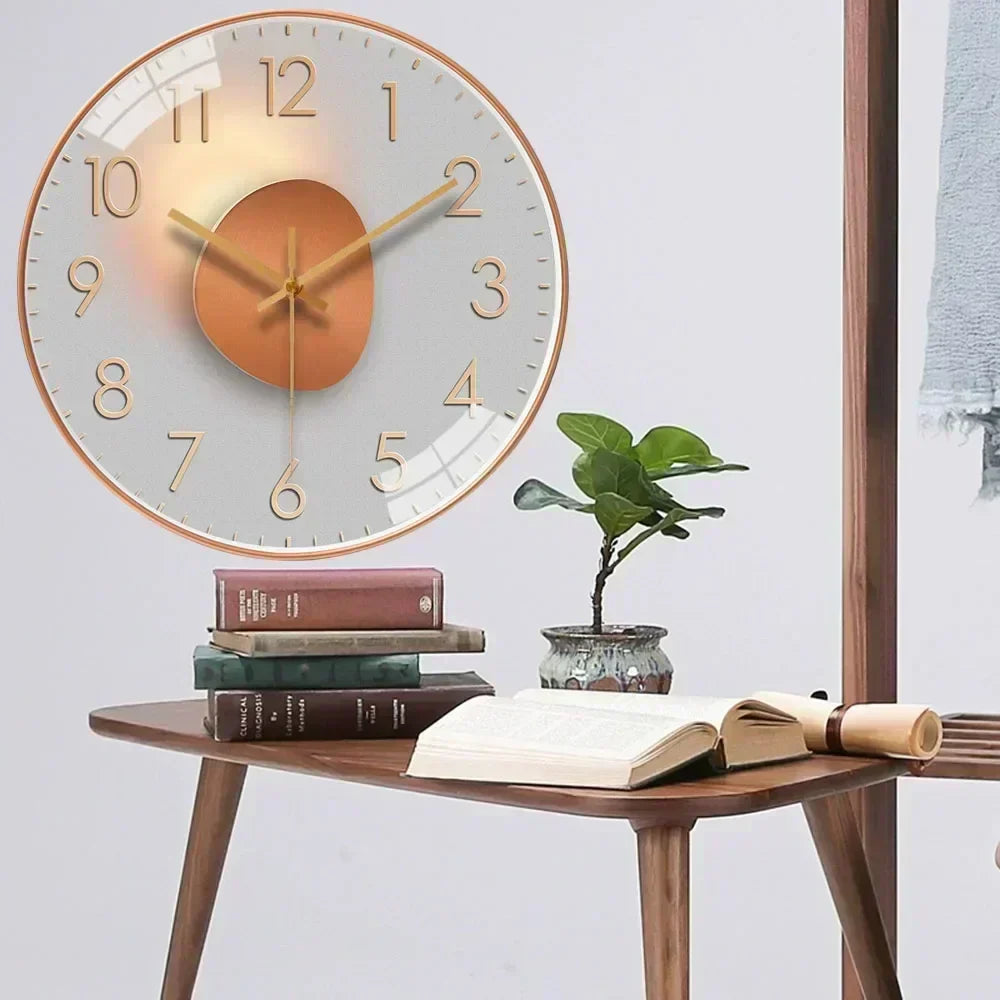 Elegant Wall Clock, Silent and Ideal for Any Room