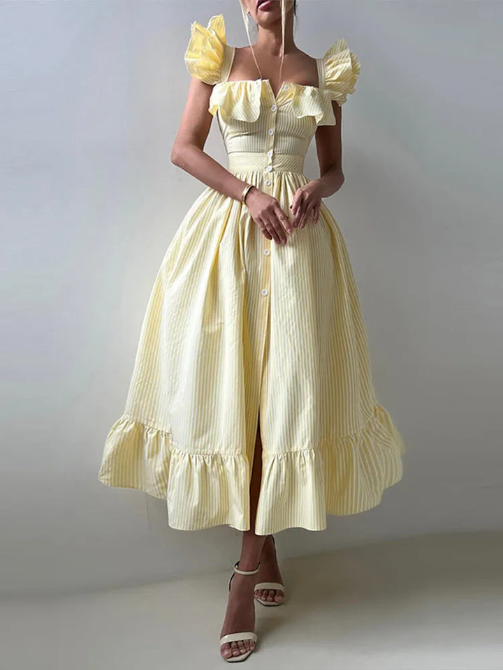 Donatina Elegant Flared Dress - Elena Harper