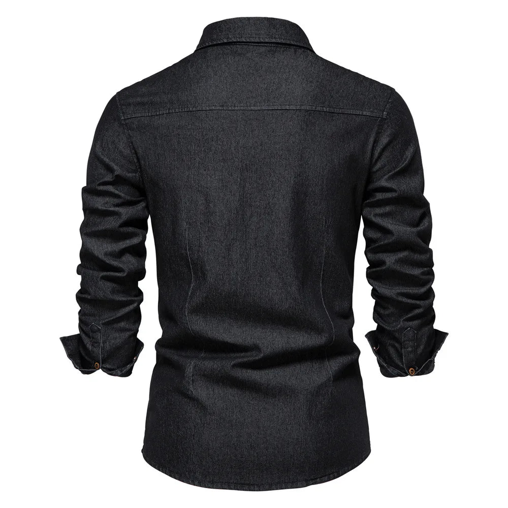 Men's Denim Shirt - Elena Harper