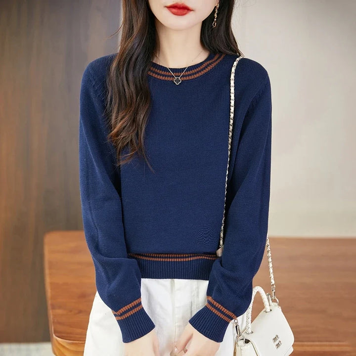 Marianna Soft Knit Sweater, view 3 - Elena Harper