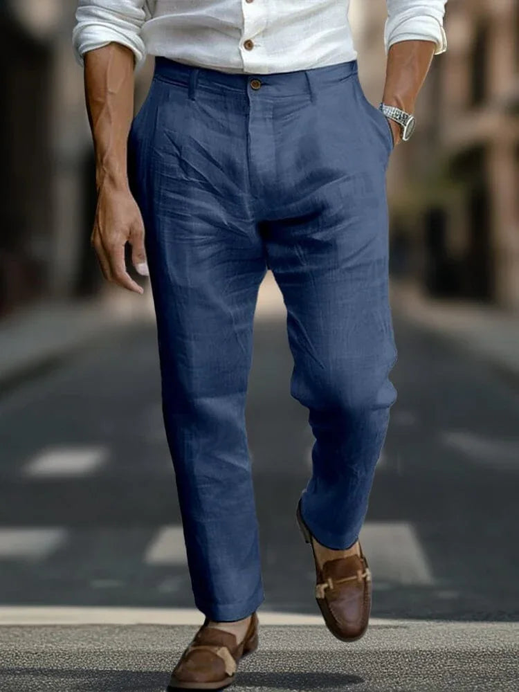 Alaric - Tailored Linen Pants