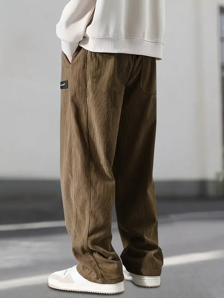 ComfortFit Stylish Corduroy Pants - Elena Harper