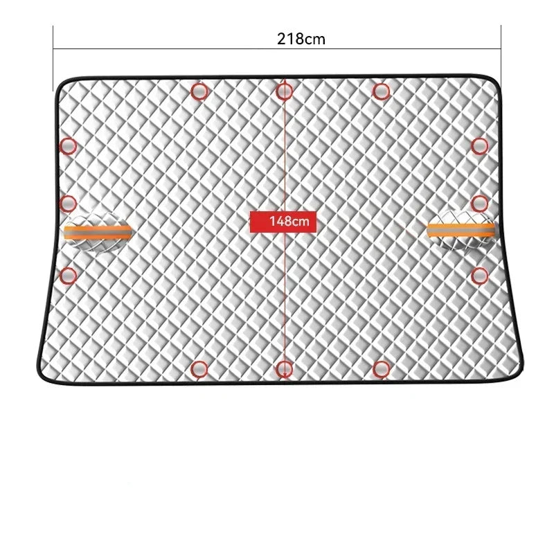 FrostGuard Max Magnetic Car Windscreen Cover | Winter Anti-Ice Protection & Summer UV Protection | Waterproof & Easy to Fit
