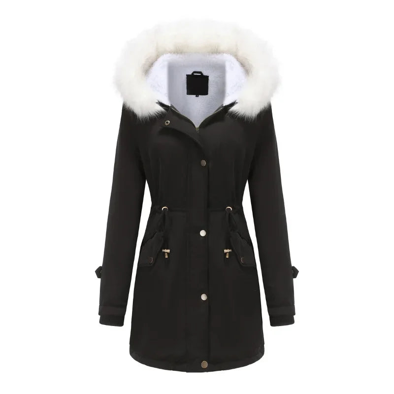 Juliette Thick Hooded Jacket, view 4 - Elena Harper