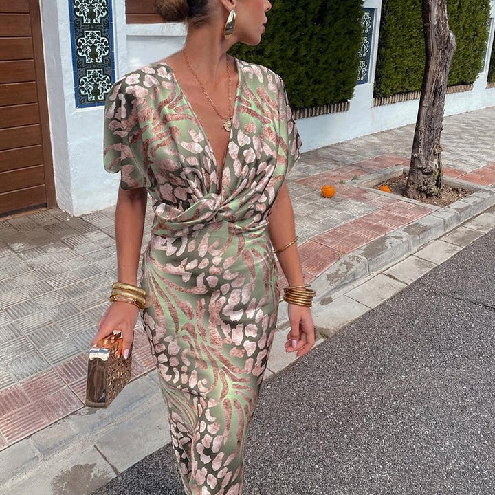 Lila Sophisticated Silk Dress - Elena Harper
