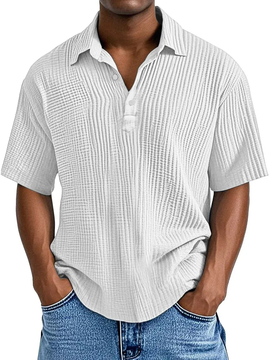 Retro Summer Shirt for Men - Elena Harper
