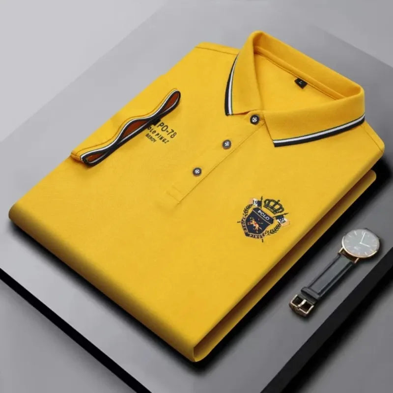 Laurent Monaco Classic Polo for Men, view 5 - Elena Harper