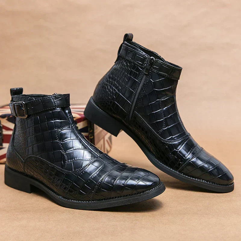 ELENA HARPER™  |  ANKLE BOOTS WITH BUCKLE