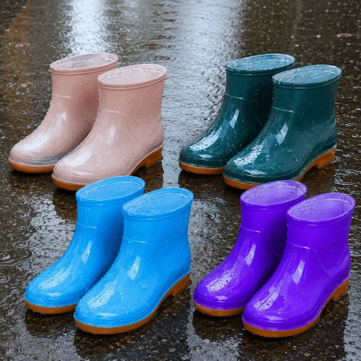 Women's Low Ankle Waterproof Garden Rain Boots Neverine, view 2 - Elena Harper