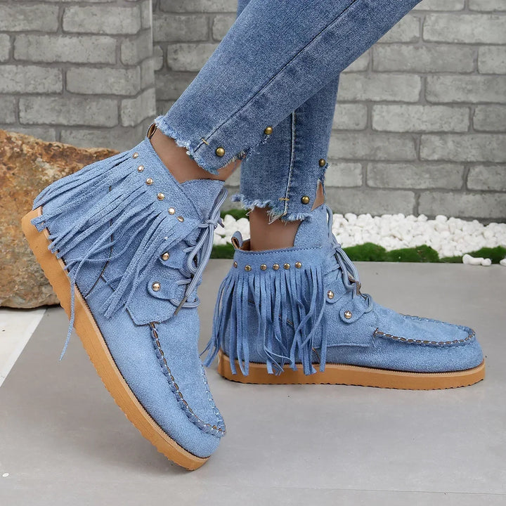 Comfortable and Stylish Orthopedic Boots, view 3 - Elena Harper