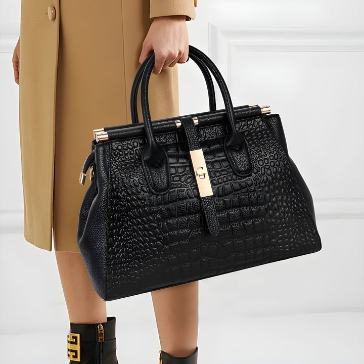 Women's Stylish Handbag with Elegant Embossed Design