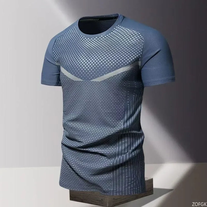 Manlio Smooth Graphic Shirt, view 6 - Elena Harper