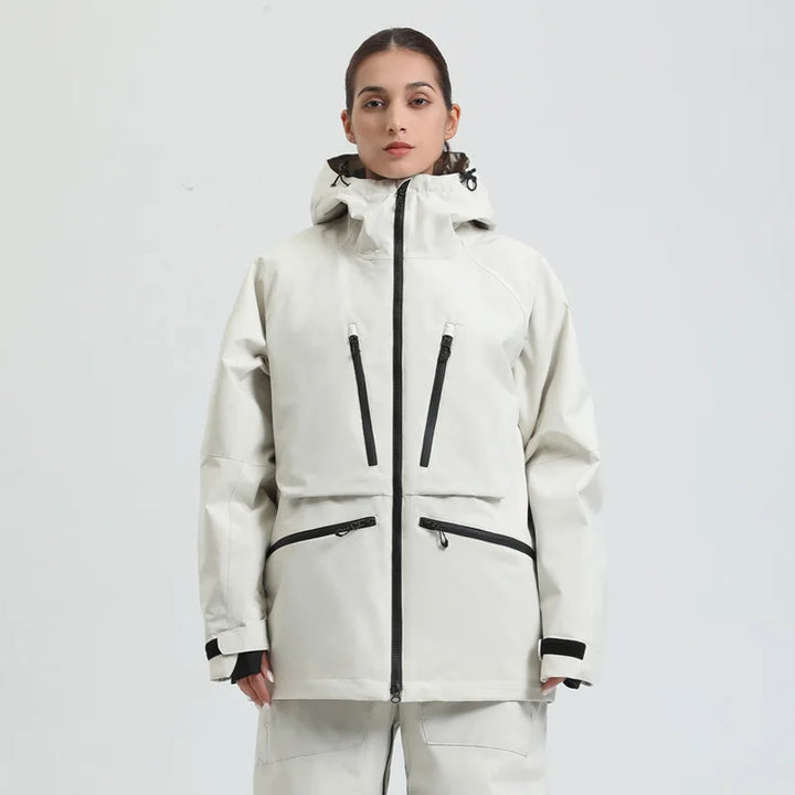 Unisex Winter Snowboard Jacket Breathable and Water-Repellent, view 4 - Elena Harper